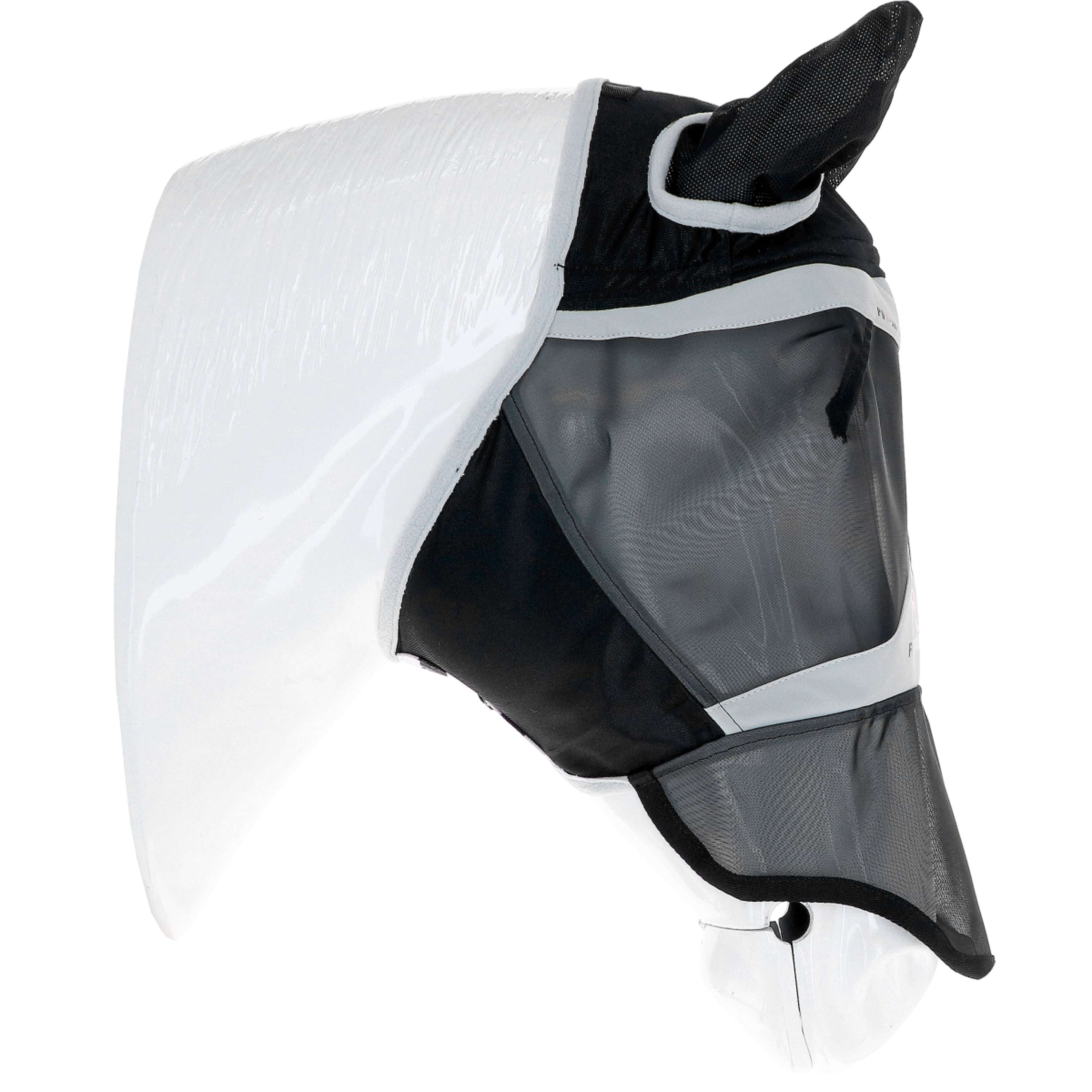 Shires Vliegenmasker met Oren & Neus Fine Mesh Zwart