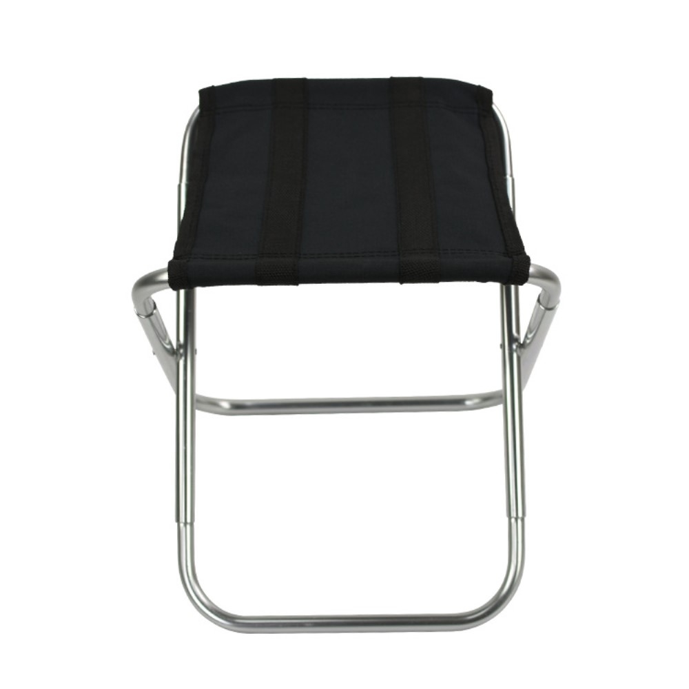 (248x225x270mm) Faltbarer Outdoor Klappstuhl für Camping / Wandern / Festivals / Picknick / Stadion - Schwarz