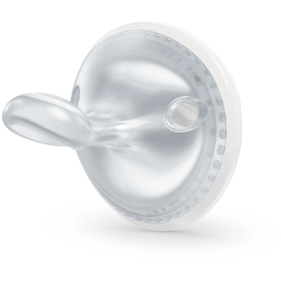 NUK Schnuller MommyFeel, 0-9 Monate, graubeige 4 Stück