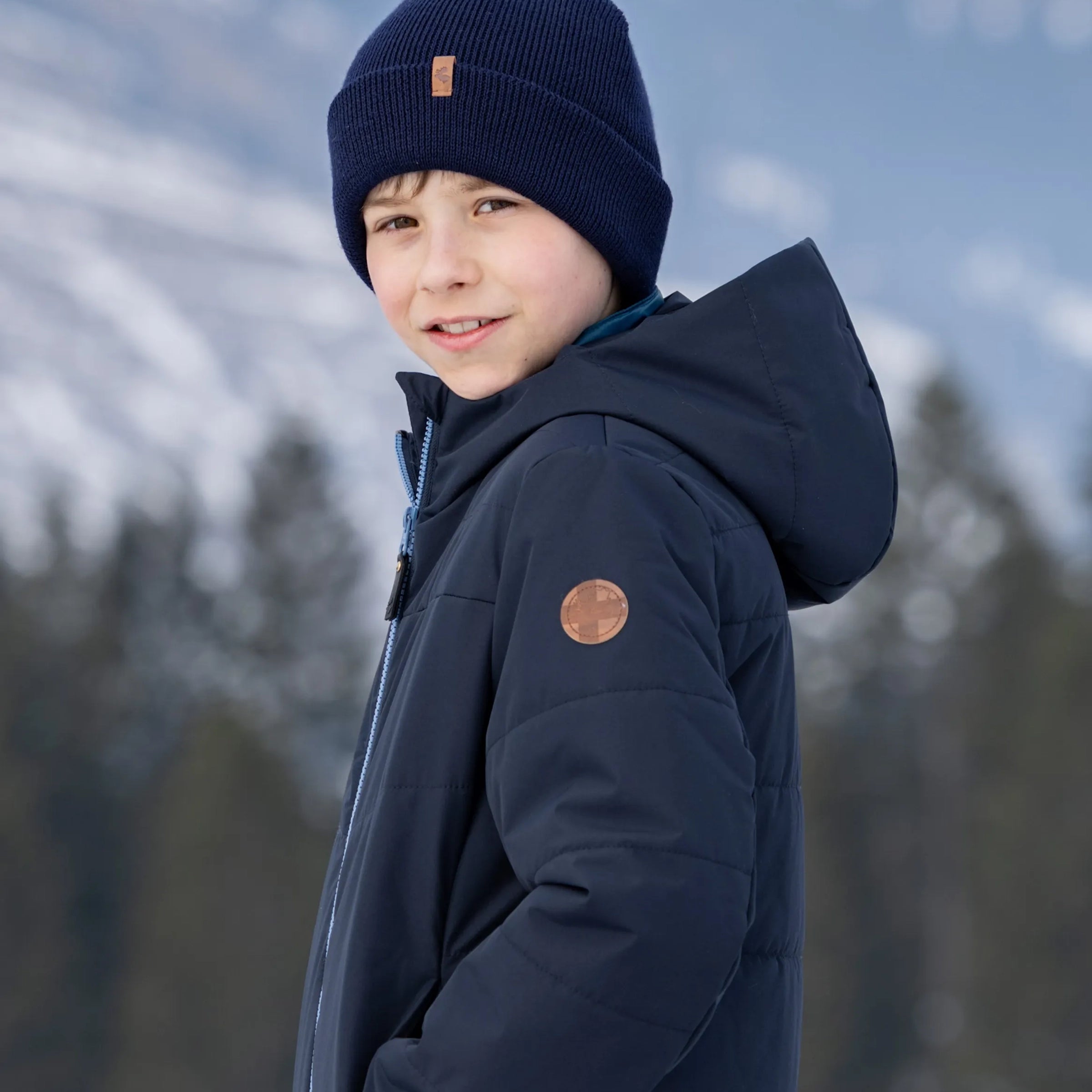 Kinder Steppjacke  Loup Dark Navy