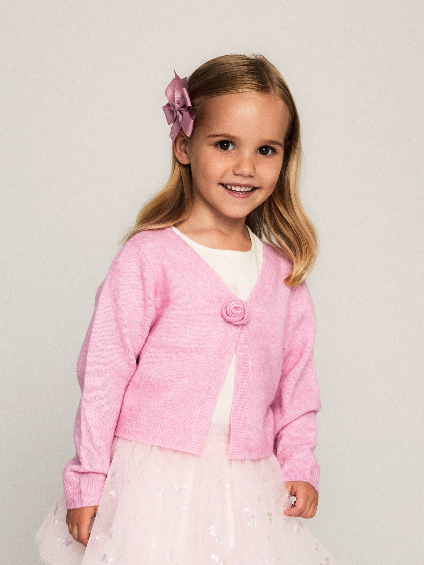 Darine Long Sleeve Short Knit Cardigan