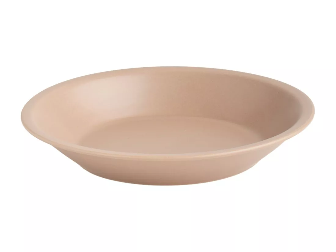 Assiette Creuse Terro Brun Clair 3.8 x 22.8