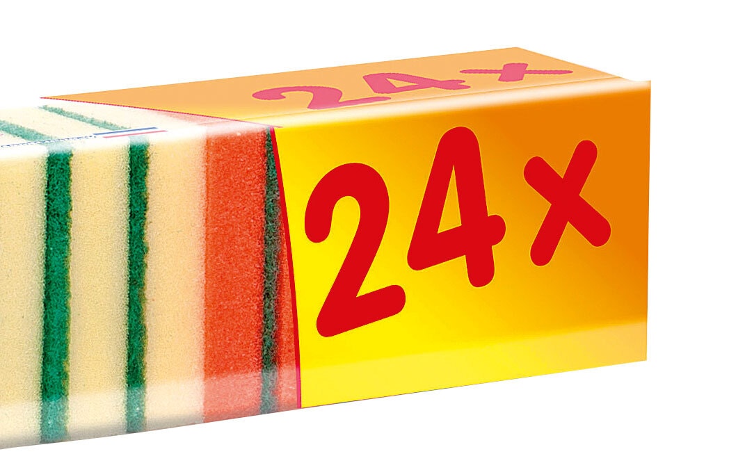 Topfschwamm XXL-Packung Mehrfarbig