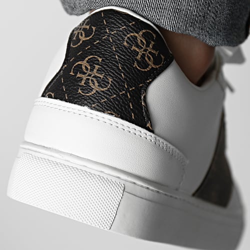 Baskets FM7TOIELL12 White Brown