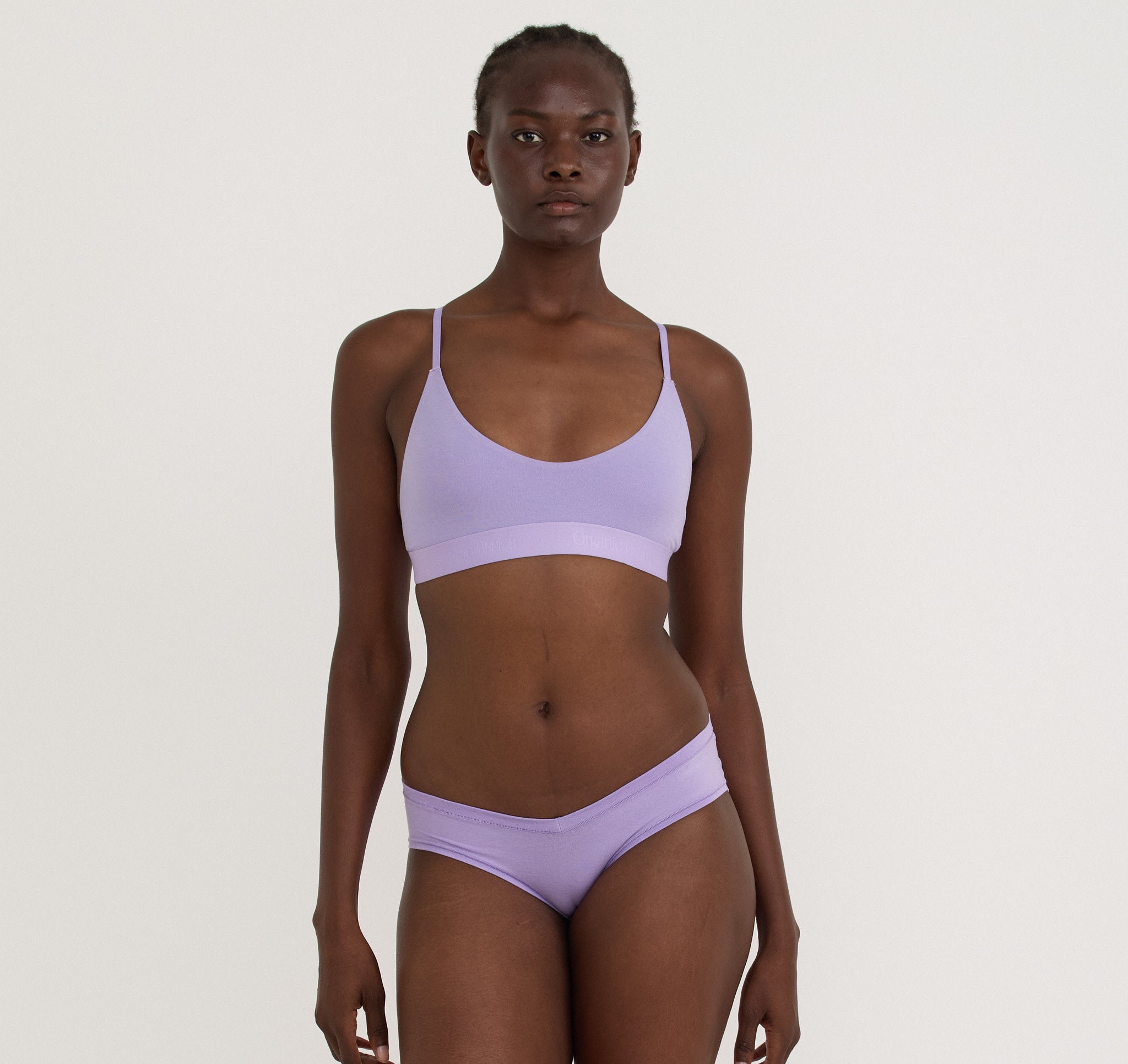 ORGANIC COTTON<br>Core Open Back Scoop Bralette