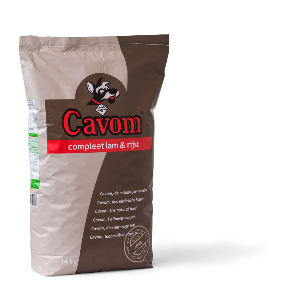 Cavom Compleet Hondenvoer Droog Lam - Rijst14 kg