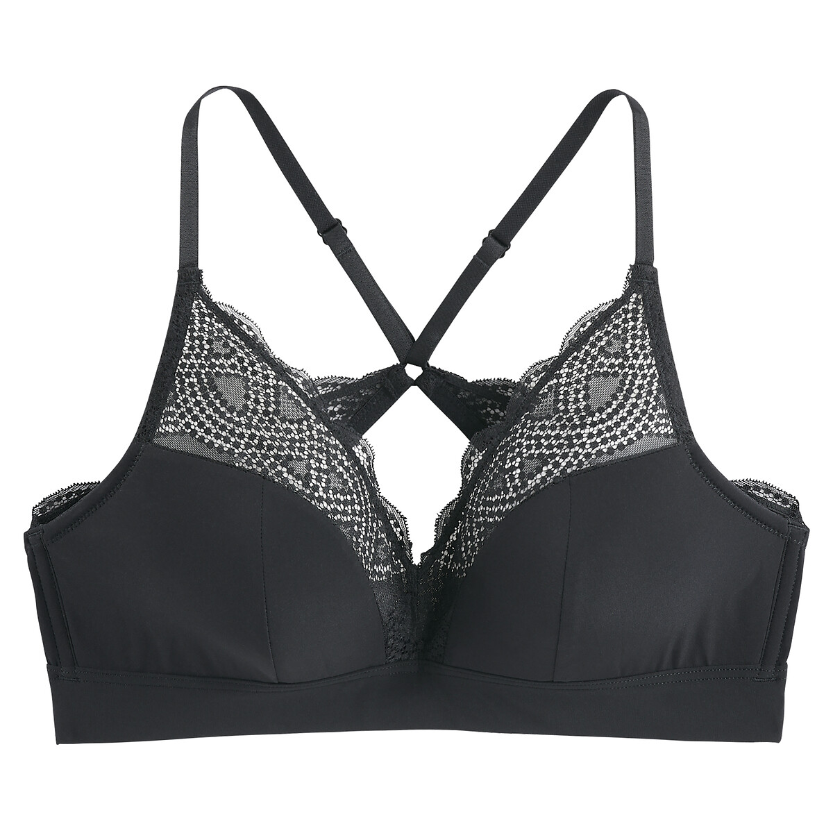 COLEÇÕES LA REDOUTE<br>Sutiã de microfibra sem aro, Avry