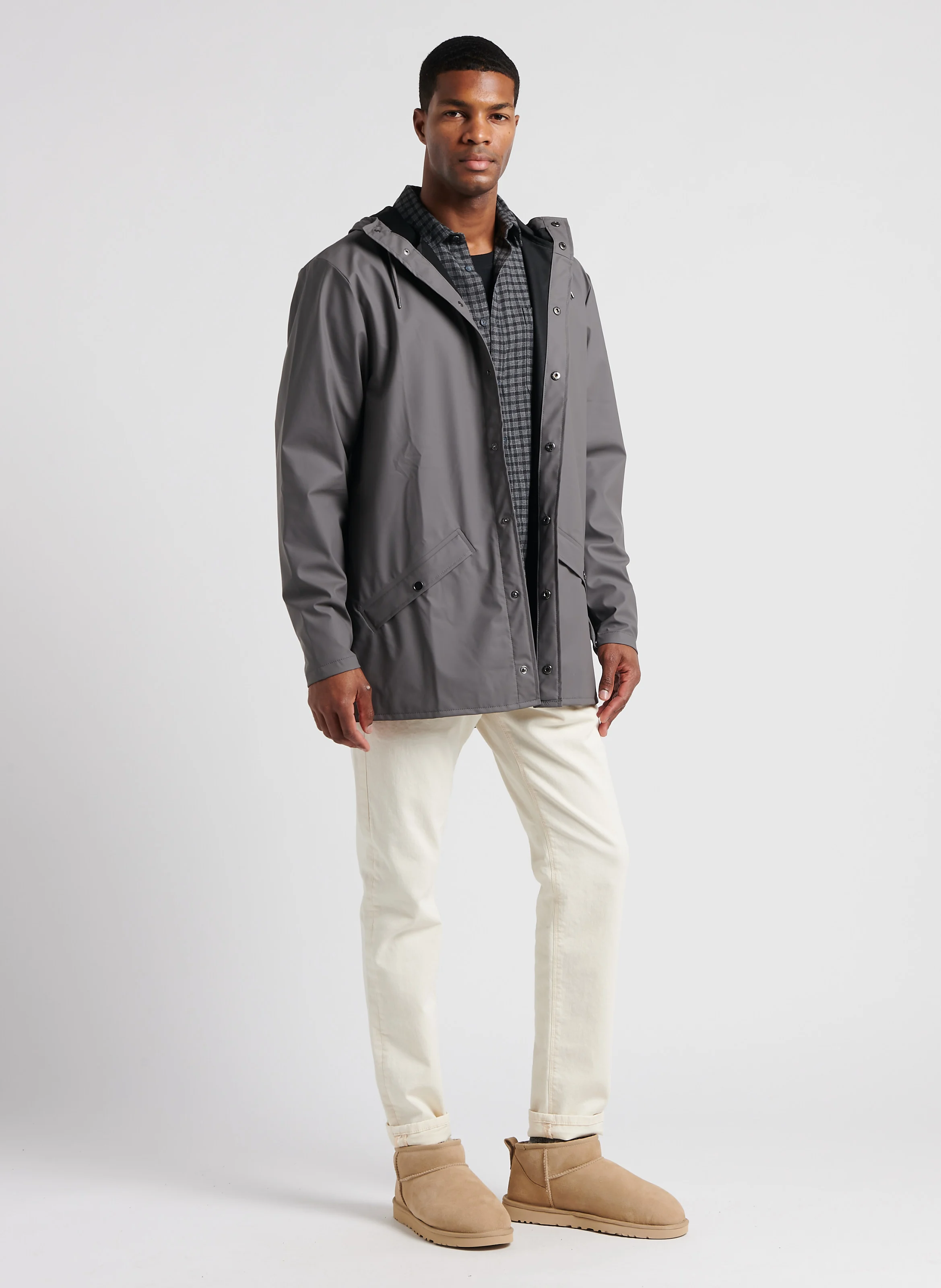 Coupe-vent imperméable à capuche | Multicolore