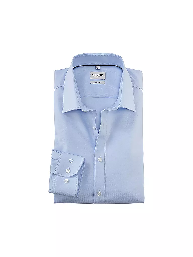 OLYMP LEVEL FIVE Hemd Body Fit Extralange Ärmel hellblau