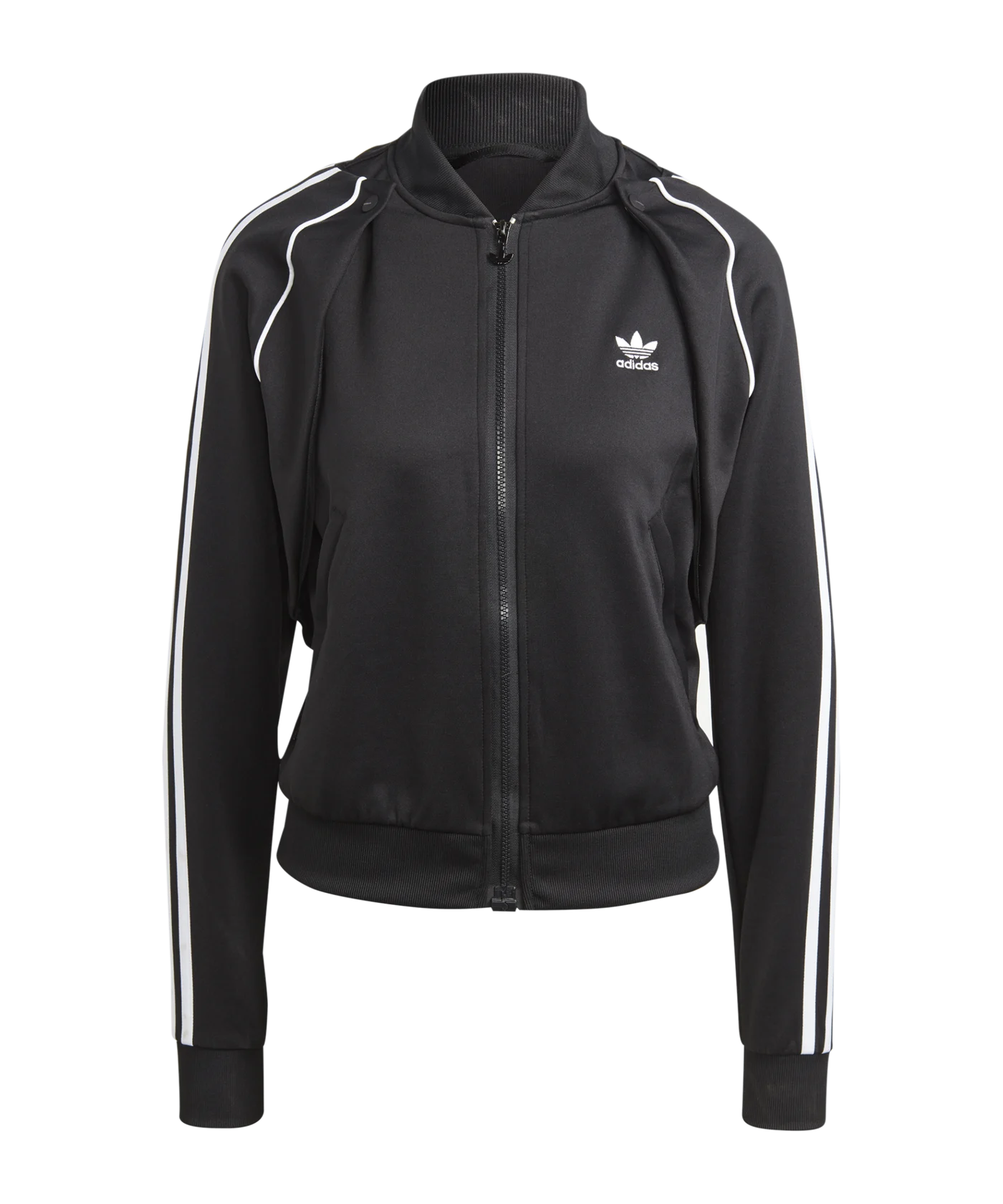 adidas Tracktop Jacke Damen Schwarz