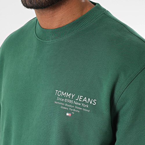 Sweat Crewneck Regular Essential Graphic 8404 Vert