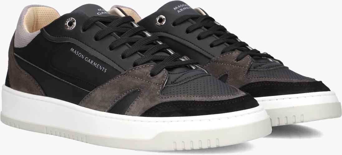 zwarte mason garments lage sneakers matera primo
