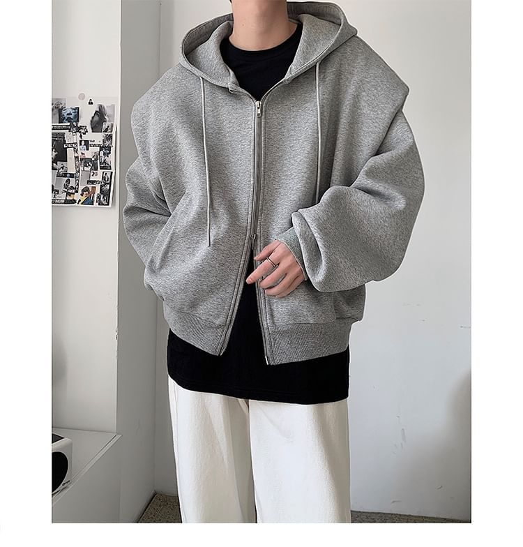 Blueforce - Effen hoodie met rits