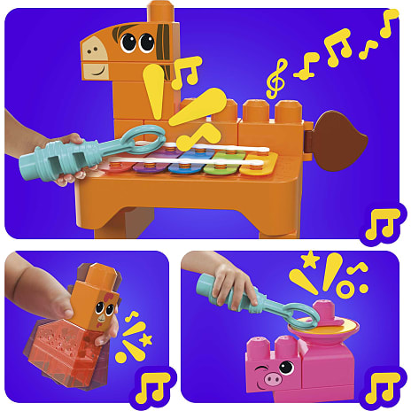 Mega Bloks musikalsk bondegårdsband
