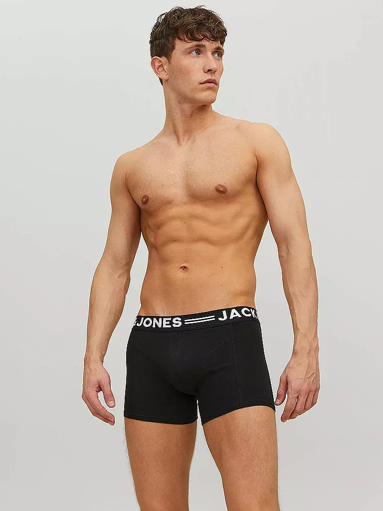 JACK & JONES Pants 3er Pkg Sense schwarz