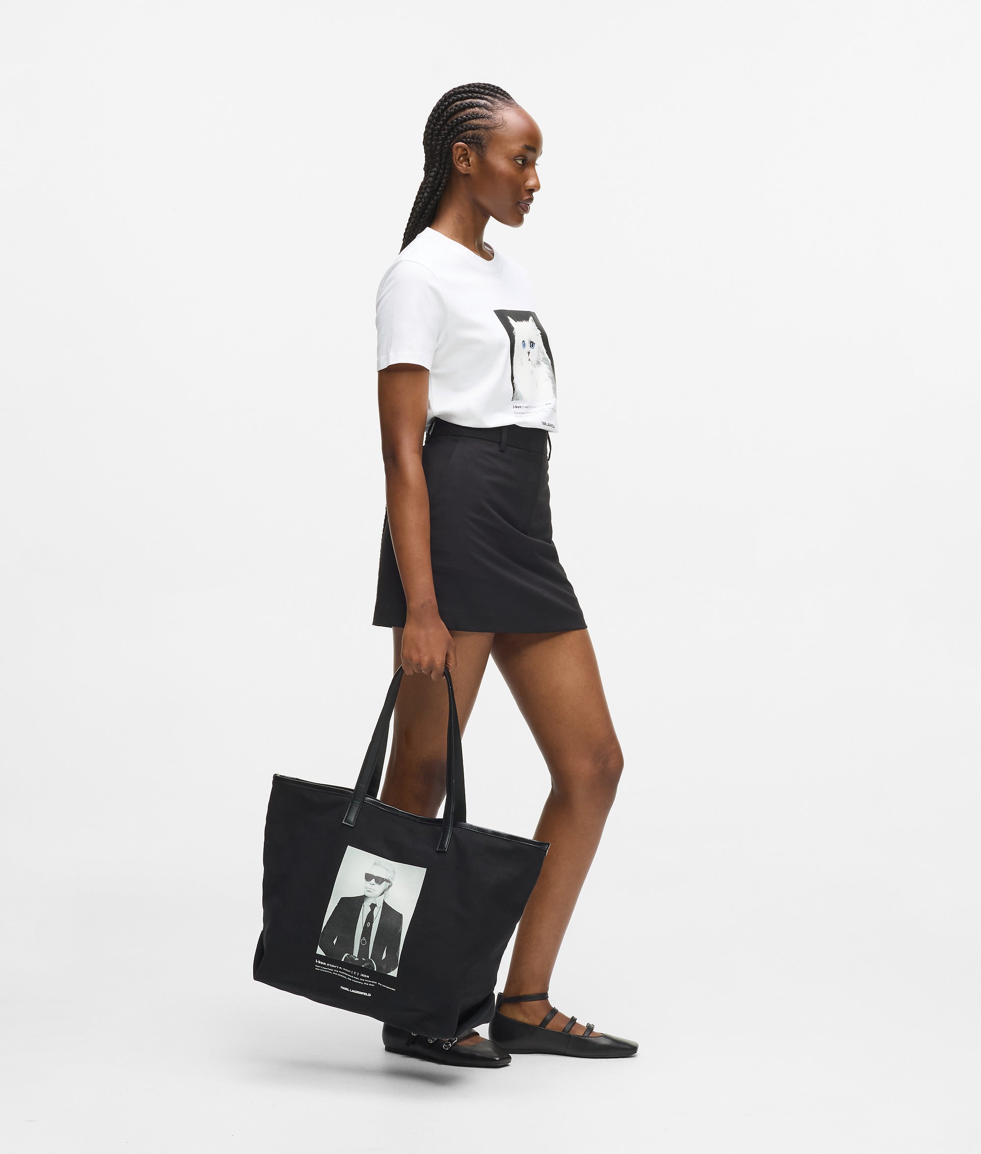 Shopper met Karl-fotoprint