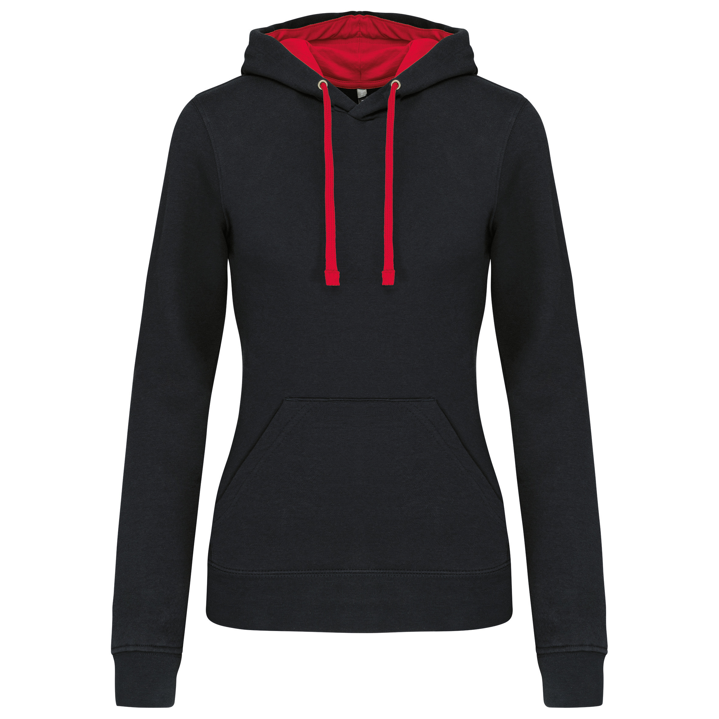 Kariban K465 - Sweat-shirt capuche contrastée femme