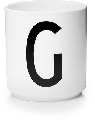 Design Letters Kopp Porselen G, Hvit
