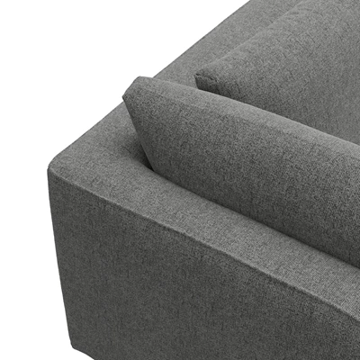 Nyland venstrevendt hjørnesofa med pufafslutning