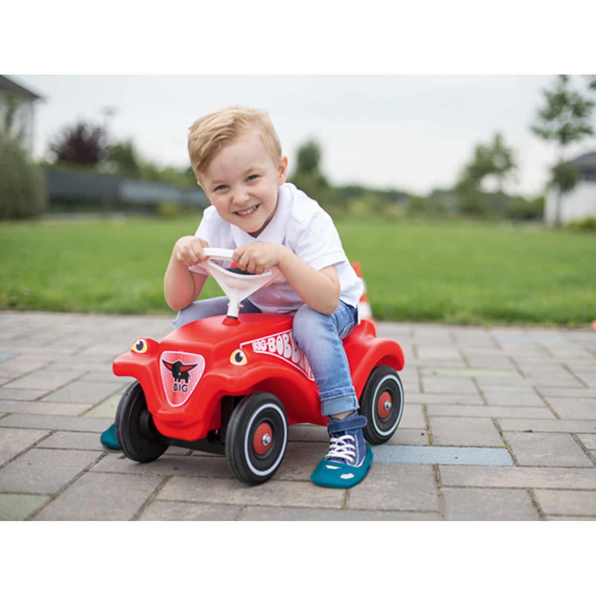 BIGBIG   Bobby Car Schuhschoner rot