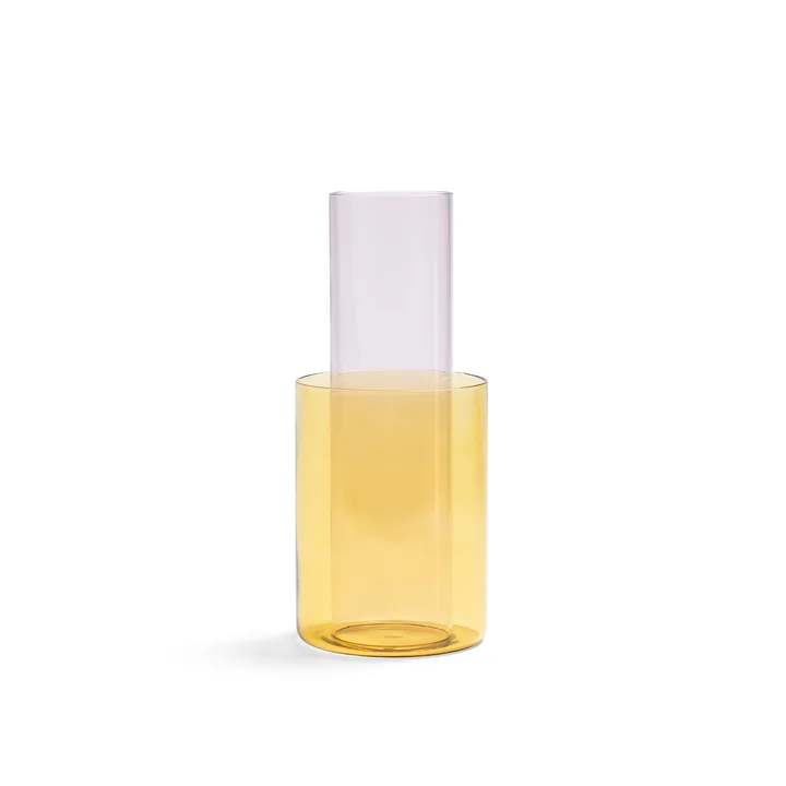 &klevering - Amphi Vase small, gelb (2er-Set)
