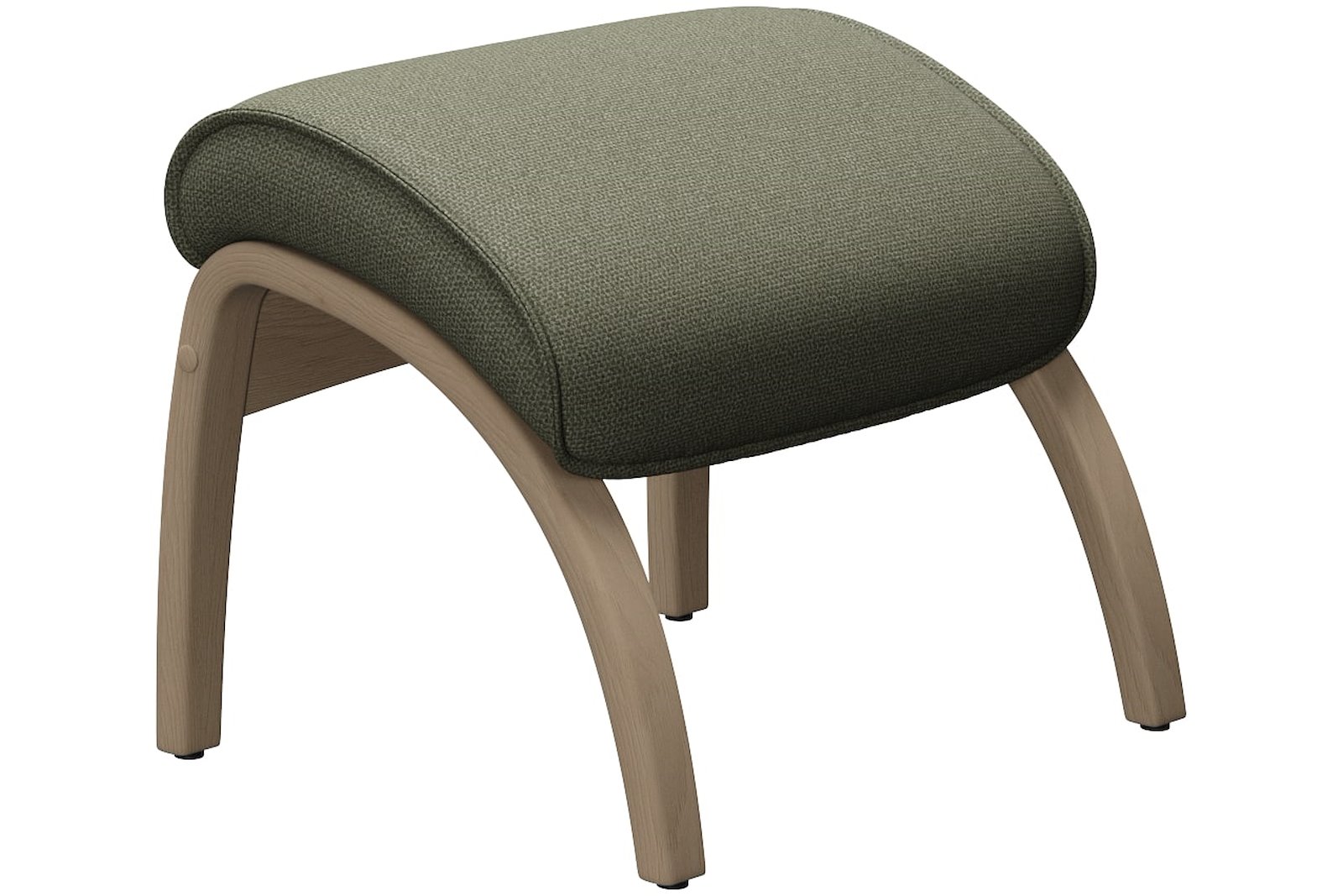 Delta Legend krakk Tekstil Bloq Eucalyptus med ben i hvitoljet eik