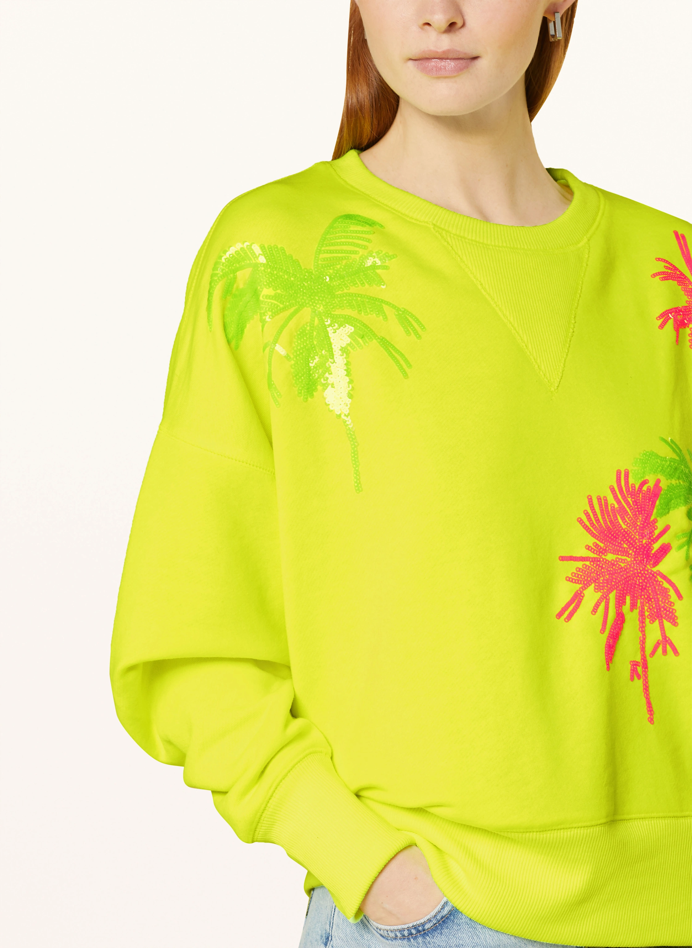 miss goodlife Sweatshirt mit Pailletten