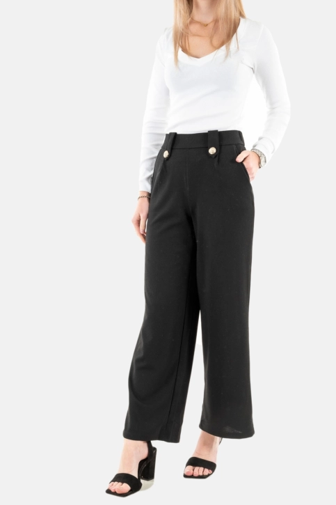 pantalons only sania tie black