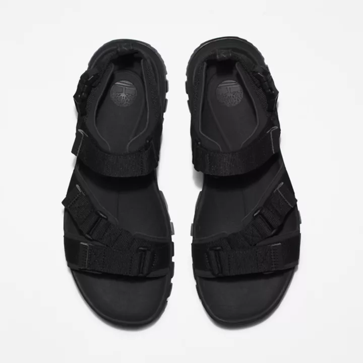 Sandale Garrison Trail à deux brides pour homme en noir