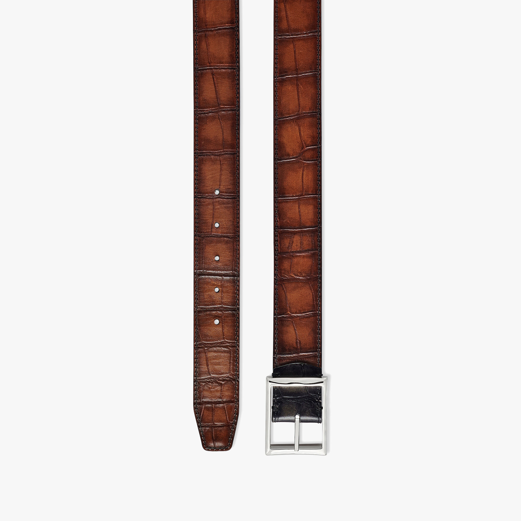 Ceinture Reversible Classic 35 MM En Cuir d'Alligator