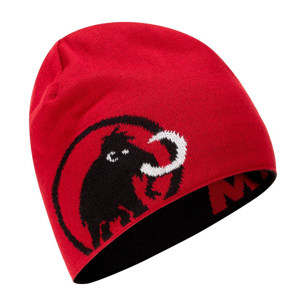 Mammut LOGO - Bonnet black/red
