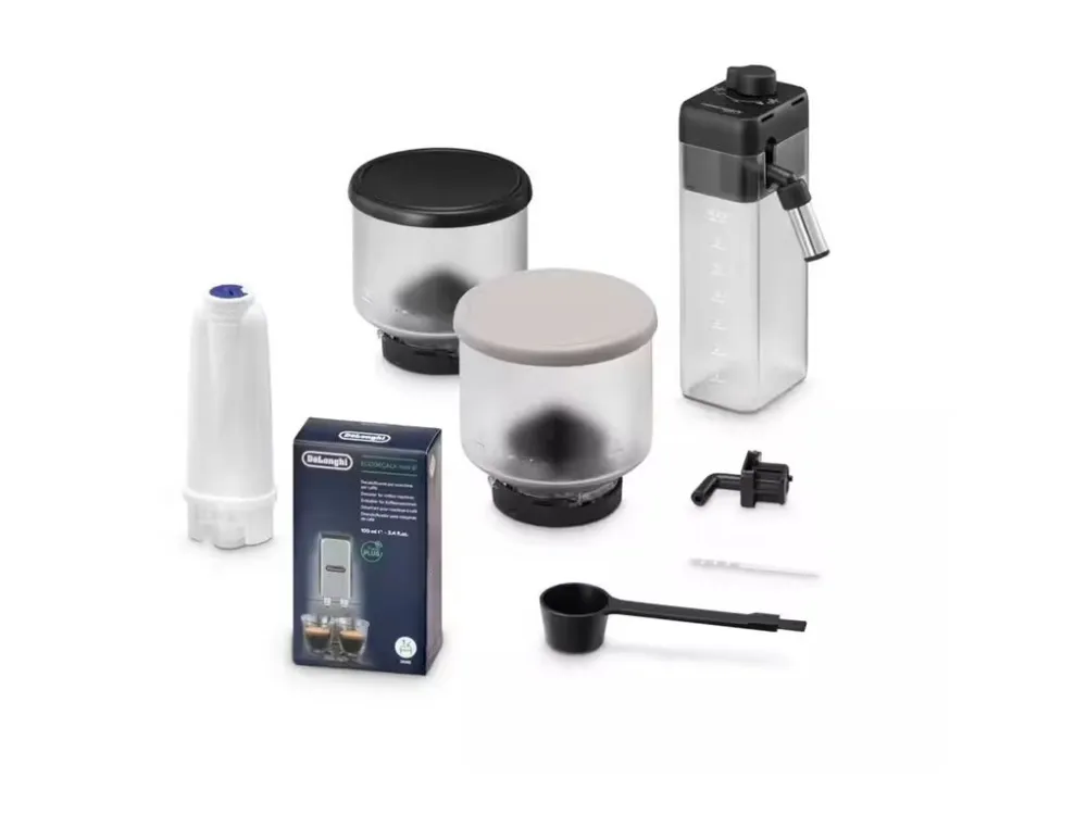 De'Longhi Rivelia EXAM440.55.BG - Automatisk kaffemaskine med mælkeskummer - 19 bar - beige sand