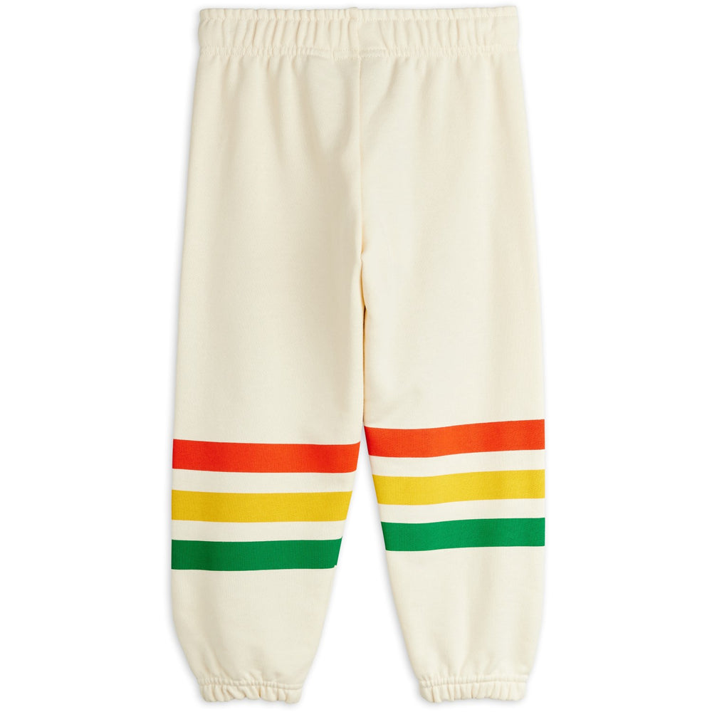 Køb Mini Rodini Off-white Bjørn Stripe Sweatpants