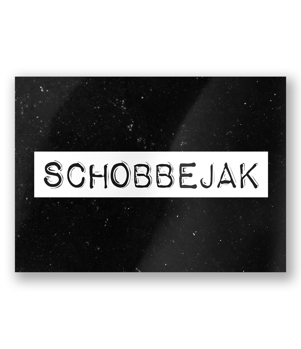 Wenskaart Schobbejak 15cm
