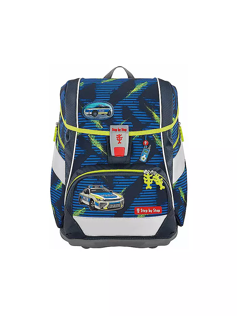 STEP BY STEP Schulranzen Set 2in1 Plus Police Car Cody  dunkelblau