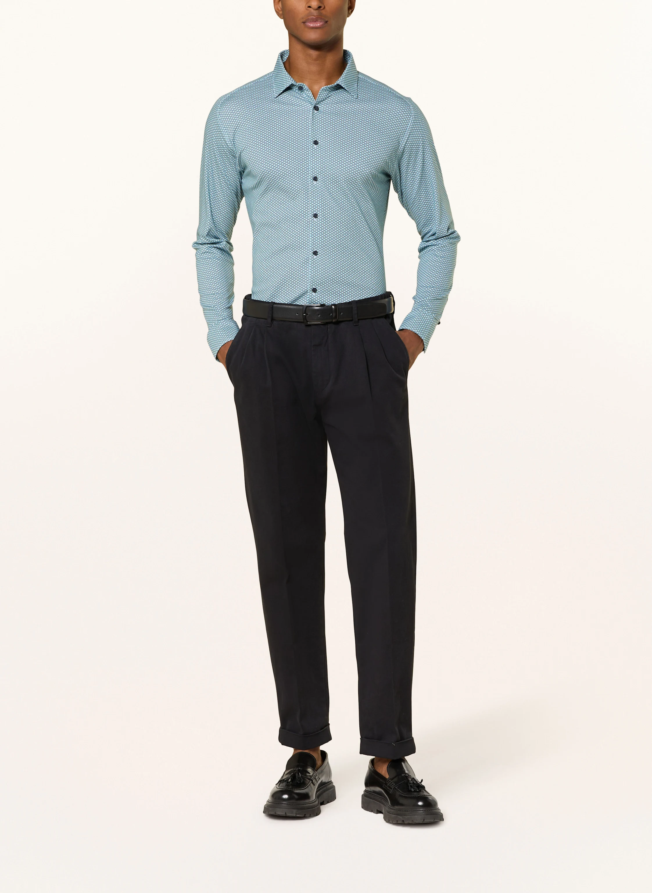 DESOTO Jerseyhemd Slim Fit