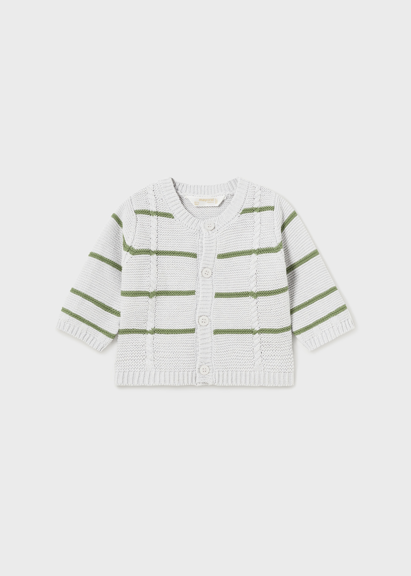 Conjunto de malha de algodão Better Cotton de 3 peças para recém-nascido