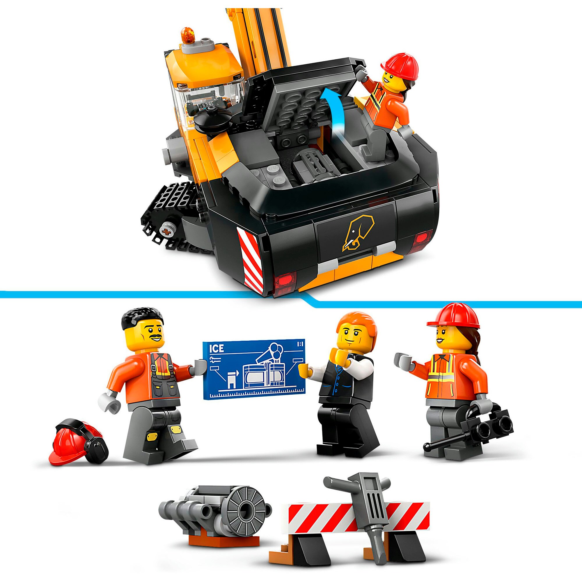 LEGO Konstruktionsspielzeug City Raupenbagger