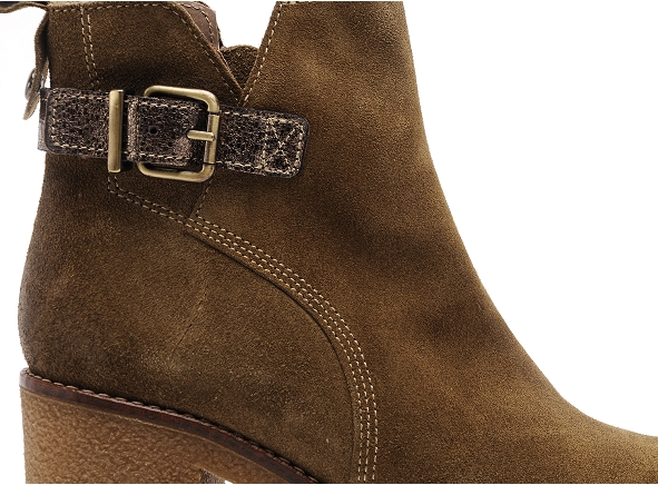 Minka boots bottine talons femme rayan marron