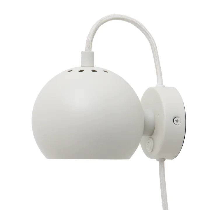 Frandsen - Ball Wandleuchte, weiss matt