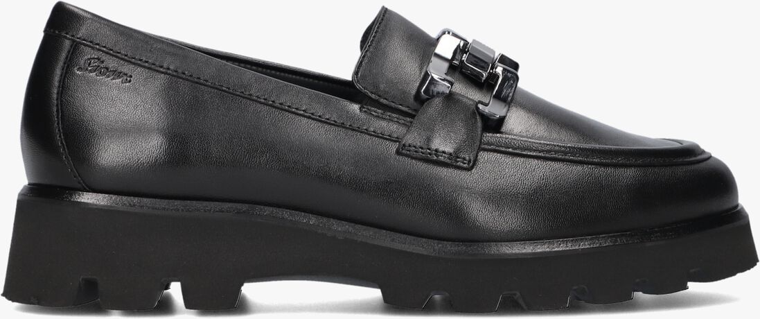 zwarte sioux loafers meredira