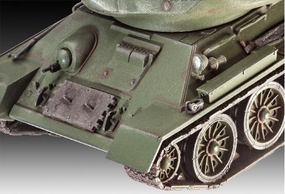 Revell - T-34/85 Tank Byggesæt - 1:72 - Level 4 - 03302