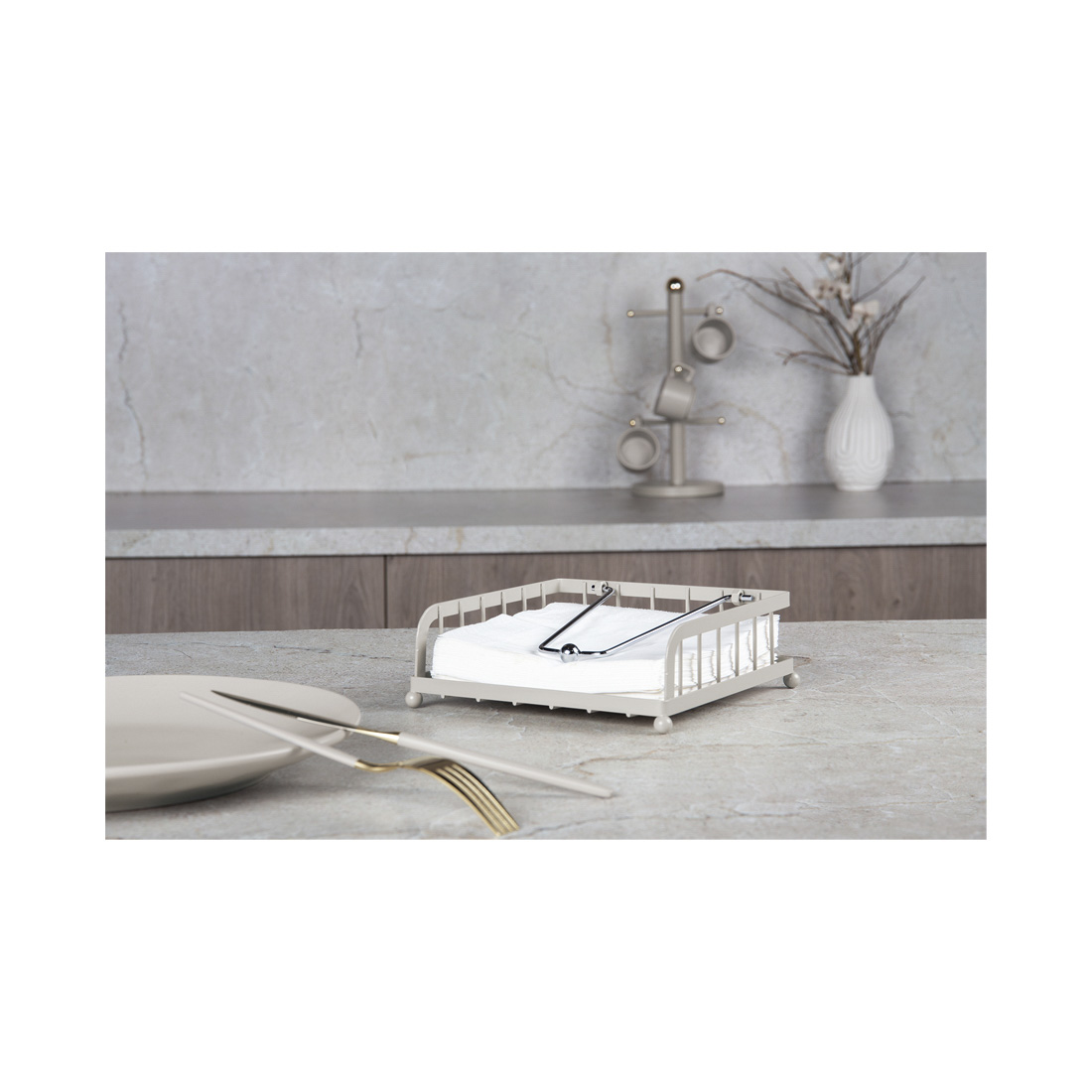 Berlinger Haus Serviettenhalter matt cream Sahara Collection