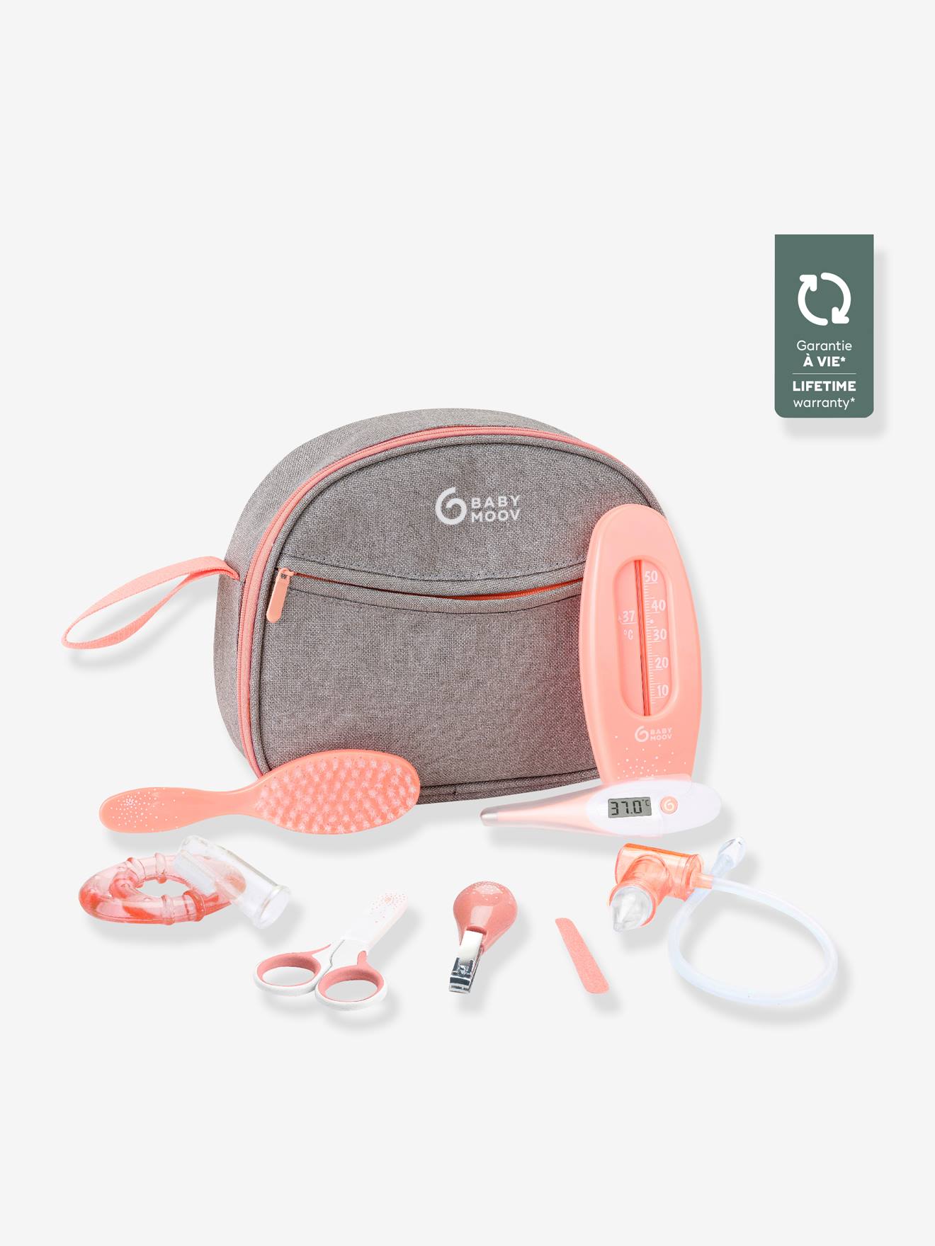 Nécessaire e acessórios de banho para bebês BABYMOOV, laranja claro, lisa