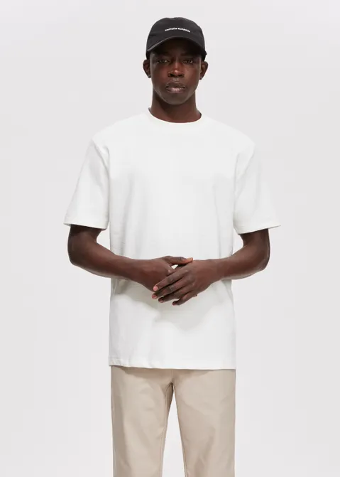 Structuur t-shirt off-white (WIT.O)