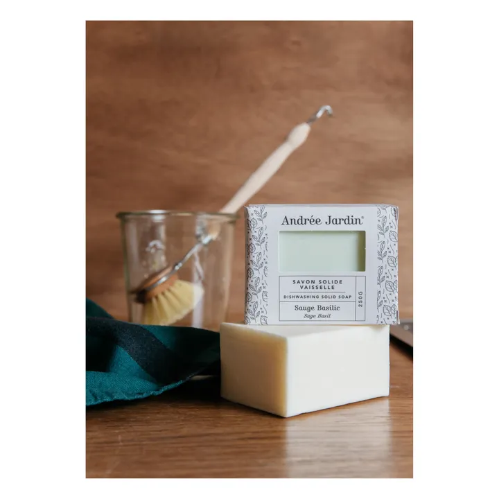 Andrée Jardin Produit vaisselle solide - Sauge Basilic | Blanc