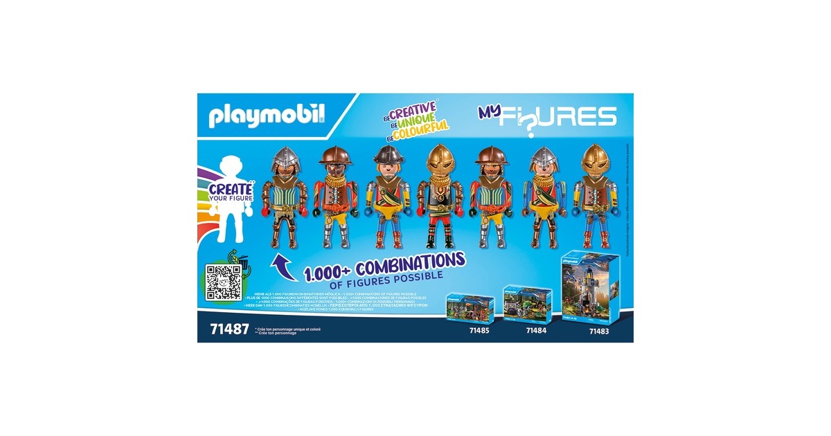 PLAYMOBILNovelmore - My Figures Ridders van Novelmore Constructiespeelgoed  (71487)