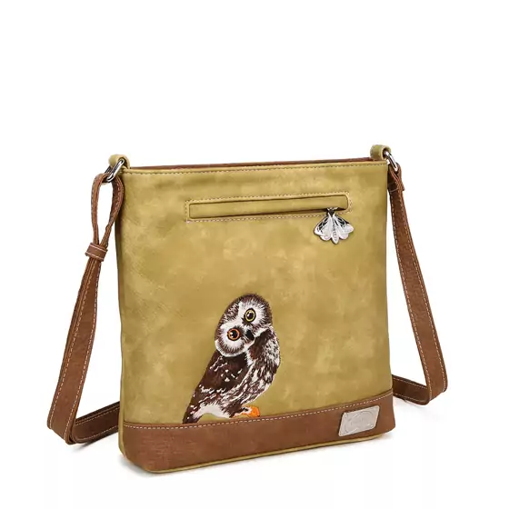 Hi-di-Hi Appetizer Crossbody Bag Yellow/ Cognac