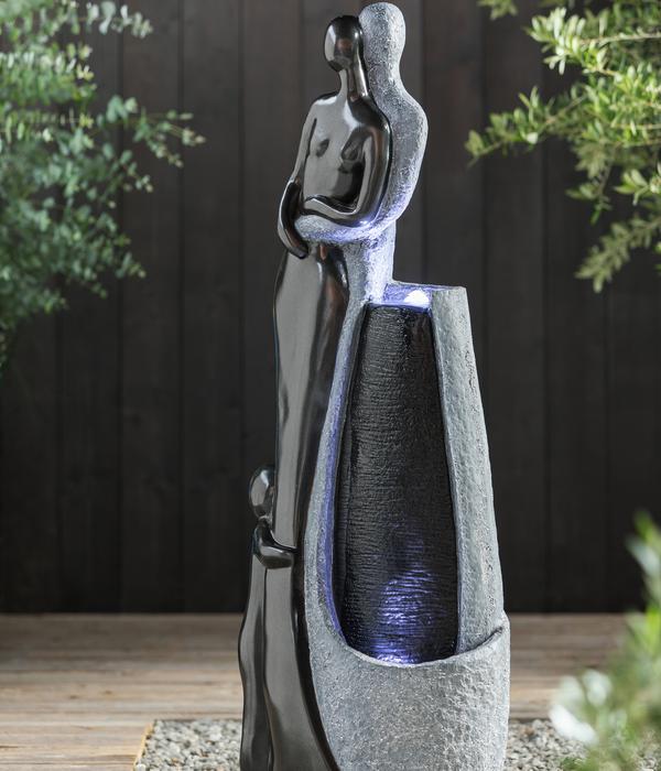 Dehner Polyresin-Gartenbrunnen Family,