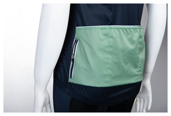 Veste Coupe Vent XLC JE-W07 Bleu Foncé Vert Menthe Lilas